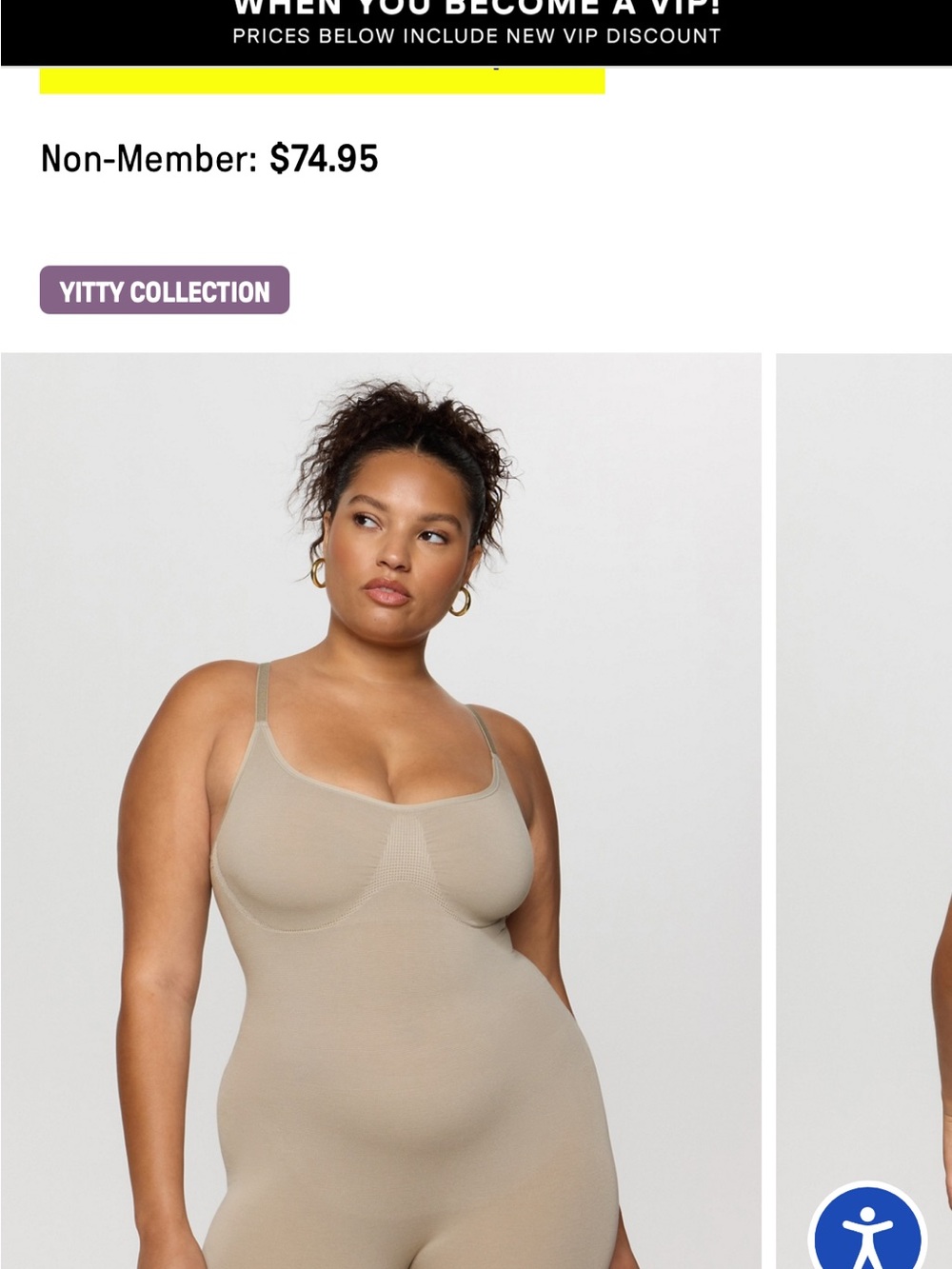 YITTY Nude Sculpting Bodysuit with Adjustable Straps